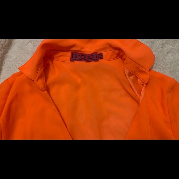 Womens Boohoo Mia Woven Wrap Shirt Dress - US Size 6/SMALL - CHIC Summer Fashion - Picture 4 of 7